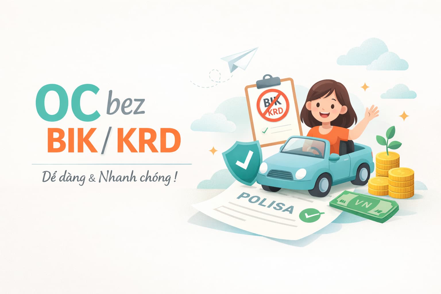 OC bez BIK / KRD – ubezpieczenie dla zadłużonych