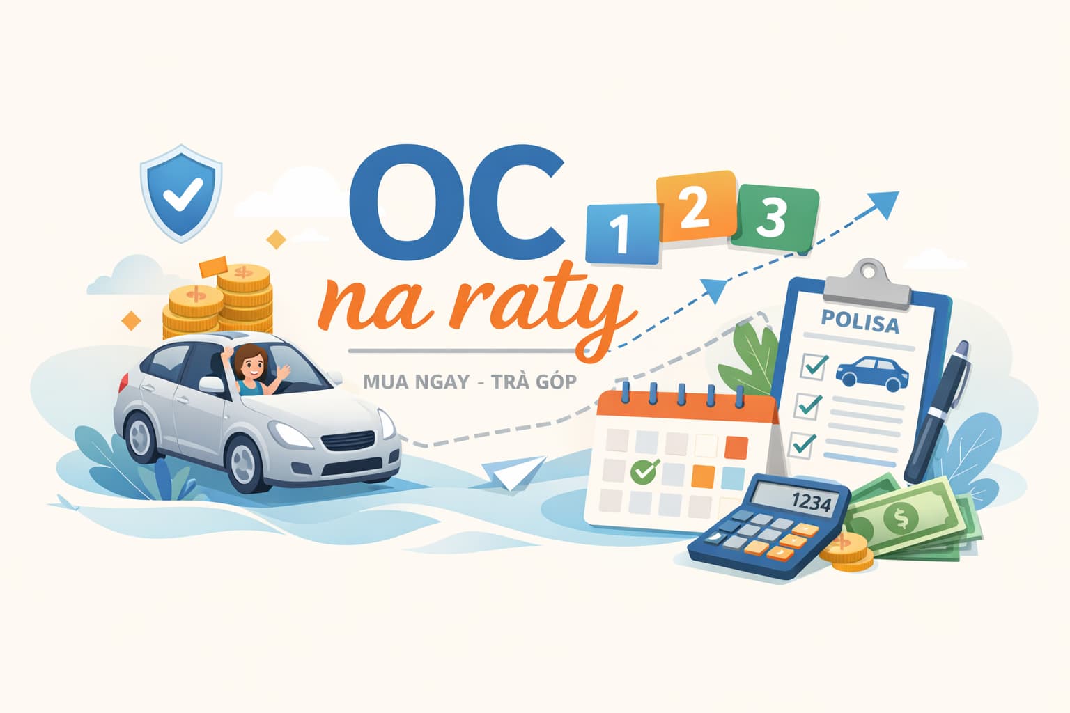 OC na raty – wygodny sposób na obowiązkowe ubezpieczenie