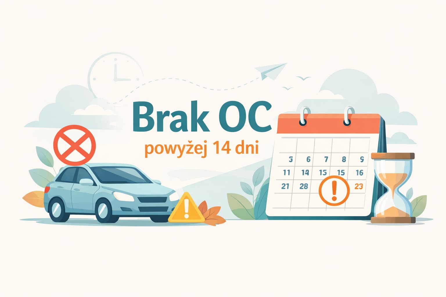 Brak OC powyżej 14 dni – ile wynosi kara i mandat