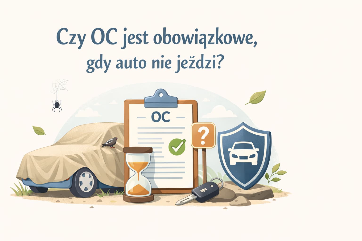 Czy OC jest obowiązkowe gdy auto nie jeździ