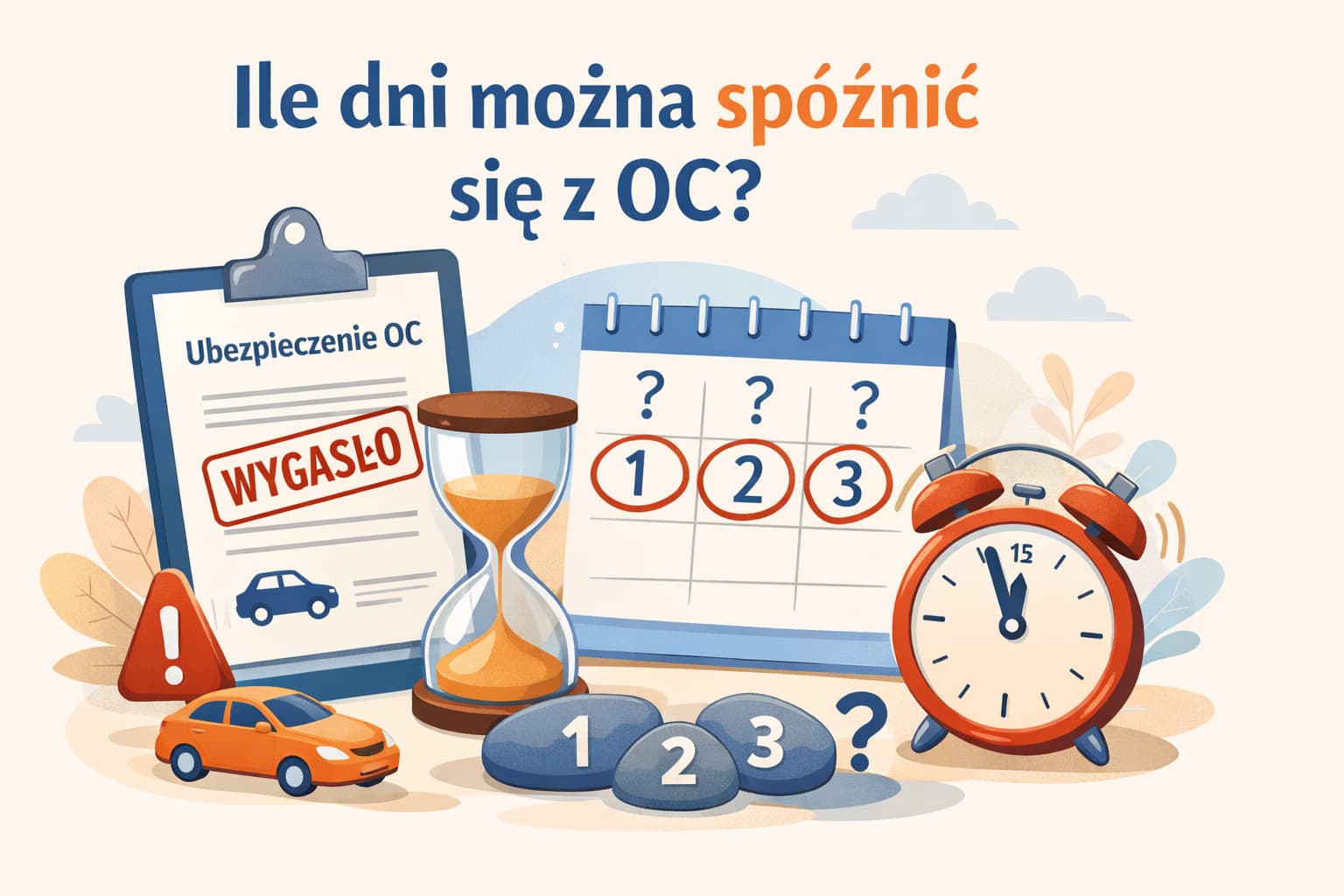 Ile dni można spóźnić się z OC – zasady i kary